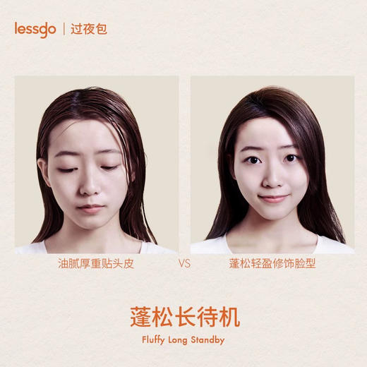 lessgo利事多头发去油免洗蓬蓬粉8.5g 控油蓬松神器 商品图1