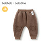 巴拉巴拉balaOne宝宝裤子长裤2025冬新款加绒婴儿pp裤保暖可爱萌 商品缩略图4