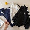 【秋冬儿童棒球服】洋气宝宝潮牌夹克 韩版潮儿童纯色开衫外套 商品缩略图1