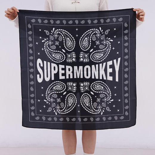 SUPERMONKEY腰果花丝巾 商品图1