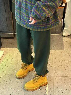 2025秋冬imp儿童简约休闲无侧缝棉恒温保暖收脚口运动长卫裤！