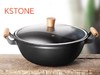 7F KSTONE司顿32厘米双耳纯铁炒锅 商品缩略图0