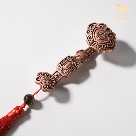 铜师傅《如意手把件》客厅桌面铜摆件 家居装饰工艺品 乔迁礼物 商品图2