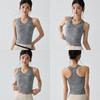 跃牌【美西西系列】新款带胸垫运动背心女高弹力工字背一体式瑜伽背心BX-275 商品缩略图3
