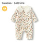 巴拉巴拉balaOne新生儿连体衣男女宝宝衣服2025新款哈衣夹棉洋气 商品缩略图4