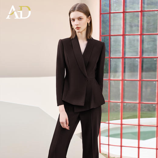 AD爆款西装套装女正装职业装高级感气质长袖西服外套2025新款秋季 商品图1