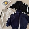 【秋冬儿童棒球服】洋气宝宝潮牌夹克 韩版潮儿童纯色开衫外套 商品缩略图0