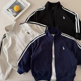 【秋冬儿童棒球服】洋气宝宝潮牌夹克 韩版潮儿童纯色开衫外套