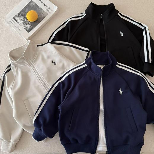 【秋冬儿童棒球服】洋气宝宝潮牌夹克 韩版潮儿童纯色开衫外套 商品图0