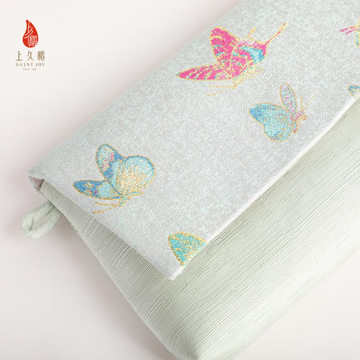 SAINTJOY/上久楷宋锦斜背包 晴春蝶戏图 彩白金 XB3B095208002 商品图2