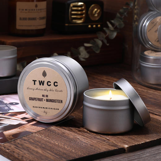 TWCC香薰蜡烛铝罐装 商品图0