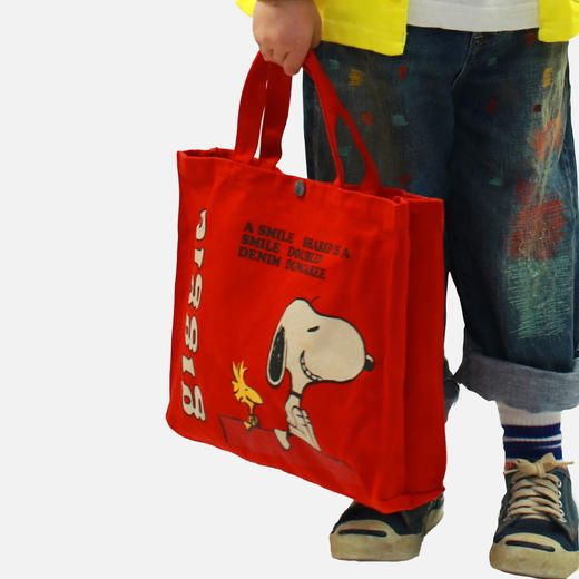 日本DD童装 DENIM DUNGAREE 史努比手提包 商品图4