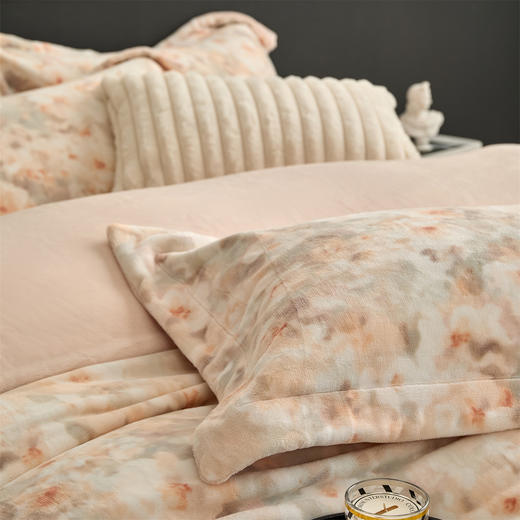 【新一代艾能发热柔暖面料】【门店同款】1S速热升温8℃艾能绒四件套 热力短绒双重暖感原生抑菌套件 商品图4