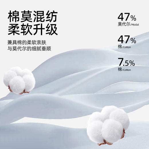 【商场同款】【带杯垫】熳洁儿 早秋新款棉莫家居服开衫套装短上衣25703207 商品图1