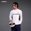 COURTMAN野球帝速干吸湿运动拼接长袖国潮宽松户外休闲情侣装T恤 商品缩略图6