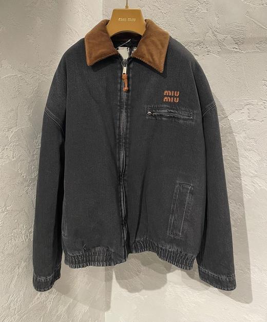 中性款翻领牛仔外套017 商品图0