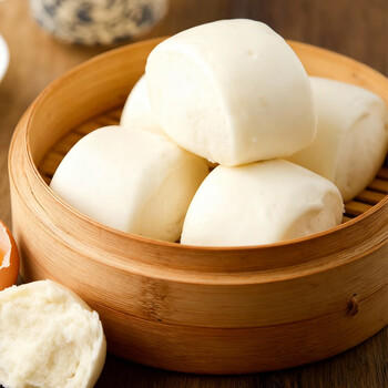 三全奶香馒头960g约40只 早餐半成品儿童牛奶馒头面点包点速食食品 商品图7