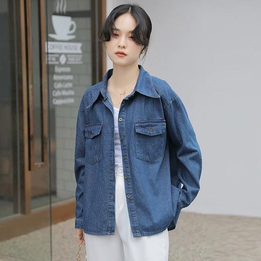 🌟【Avann港风复古初秋工装牛仔衬衫&外套系列】解锁美式复古学院风！🔥重磅金扣+正肩剪裁，一件穿出90年代胶片感！ 🌈 这几款牛仔外套真的太绝! 商品图3