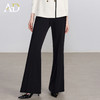 AD黑色西装裤女2025新款春秋高腰显瘦职业装气质高级感阔腿裤长裤 商品缩略图2