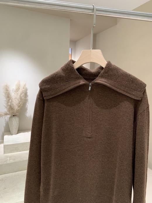 【高品质私服】【IC粗纺羊毛绒拉链针织衫】周二（10.14）上午10点开始 通勤假日都好穿，清雅脱俗 上身显得很干净休闲随性G1193【无标出货 介意慎拍】 商品图9