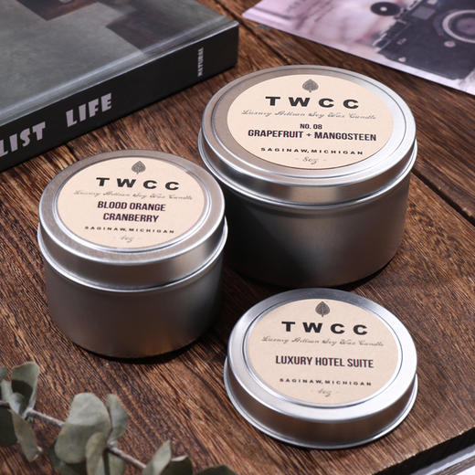 TWCC香薰蜡烛铝罐装 商品图2