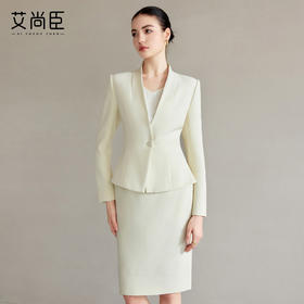 艾尚臣修身西装套装女商务通勤西服正装高级感面试职业装工作服秋