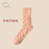 DWF9807珊瑚绒袜子女中筒袜 秋冬季加厚加绒保暖地板袜 5双装长筒家居睡眠袜RJ063 商品缩略图12