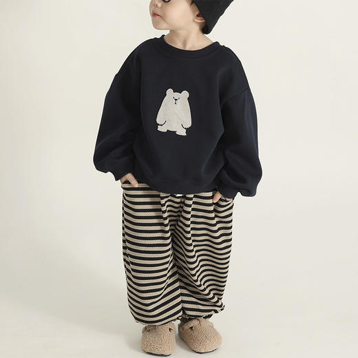 裁缝学苑TQ177圆领套头卫衣卫裤套装纸样儿童新款上衣裤子两件套样板 商品图2