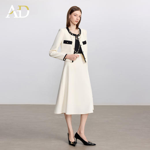 AD大方得体穿搭一整套2025新款职业装女秋季两件套装小香风外套 商品图1