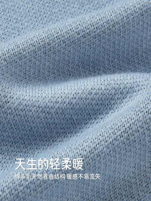 英氏儿童针织毛衣秋冬保暖亲肤雪人新款圆领套头上衣YRMHJ4R028A 商品图1