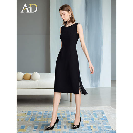AD法式优雅连衣裙女2025新款高端精致内搭背心裙职业装四季可穿 商品图1