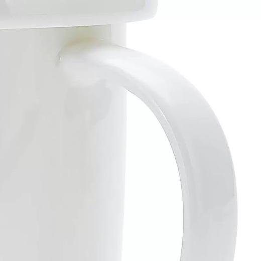【6F】玛戈隆特白玉兰骨瓷希尔顿盖杯马克杯办公室水杯下午茶创意茶杯 商品图1