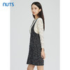 NUTS商场同款设计感小众气质蕾丝背带长袖连衣裙套装女242103356 商品缩略图1
