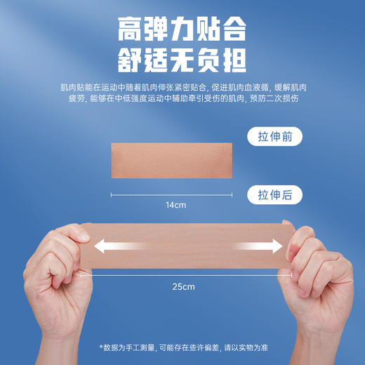 可孚运动员专用肌肉贴运动绷带胶带肌内效贴布肌力马拉松跑步膝盖 商品图3