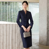 艾尚臣2025新款藏青色高级感时尚套装气质优雅通勤正式场合职业装 商品缩略图0