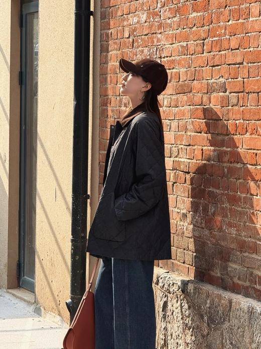 【高品质私服】【IC菱形格棉弹牛仔大衣棉服】周二（10.14）上午10点开始 阔型外套穿着舒适 不受拘束 穿着舒适G1575【无标出货 介意慎拍】 商品图4