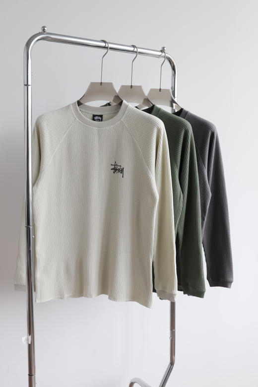 STU经典华夫格长袖T恤 CX227 商品图3