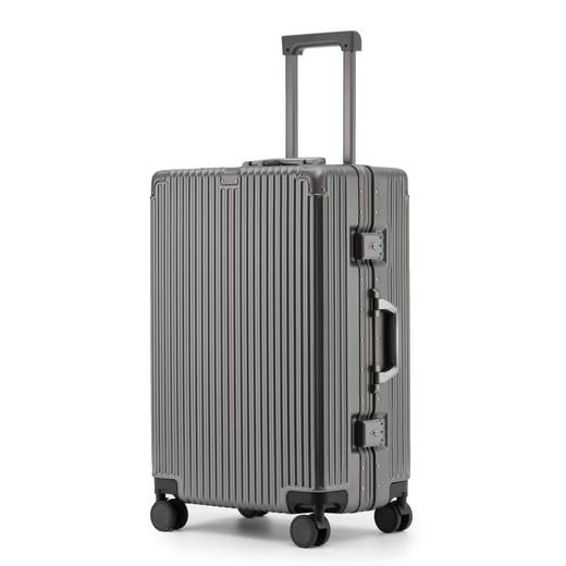 简约经典铝框行李箱铝框密码箱 商品图2