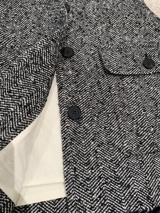 【高品质私服】【IC羊毛混纺花呢短款大衣】周二（10.14）上午10点开始 挺括有型 独特肌理 温暖舒适 凸显简约率性的美感G1570【无标出货 介意慎拍】 商品图14