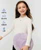 【春上新】8楼爱慕儿童Aimer Kids女孩奶皮薄螺纹打底衫3.0花苞高领打底上衣AK181K012，吊牌价289元 商品缩略图1
