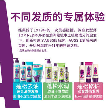 澳丝袋鼠（Aussie）海盐蓬松洗发水控油530ml奇迹丰盈女士男士 /个人护理 /洗发护发 /洗发水 商品图6