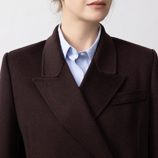 东黎 •  你本珍贵 山羊绒女士秋季戗驳领短大衣 5424 商品图6