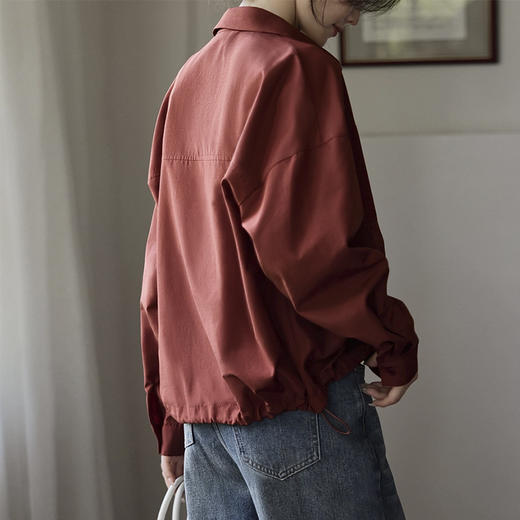 裁缝学苑AS578拼接抽绳衬衫外套纸样女装翻领别致上衣服装打板 商品图2