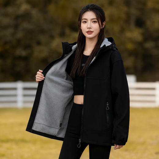 Schenvega 户外软壳外套 男女同款 加厚磨毛 多色可选 商品图4