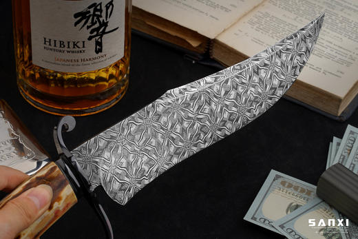 三希堂  现代刀系列  利维坦博弈 未开刃 商品图8