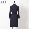 艾尚臣通勤西装连衣裙女新款藏青色职业装裙子高级感主持人工作服 商品缩略图4