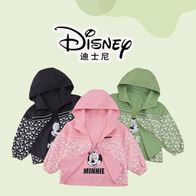 Disney/迪士尼儿童双面穿春季外套男女中大童撞色时尚休闲夹克