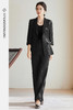 FUYAO扶摇 优雅松弛 秋季时尚套装女法式轻奢醋酸西装外套两件套 商品缩略图5