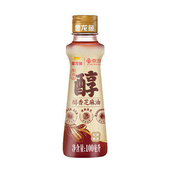 京觅金龙鱼 醇香芝麻香油100ml【0添加 一级】小磨香油调和油 调料 /粮油调味 /调味品 /调味油 商品图5