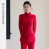 FUYAO扶摇 中国红西装套装女2025新款醋酸正装晚宴年会主持人穿搭 商品缩略图3